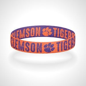 Reversible Clemson Tigers Bracelet Wristband
